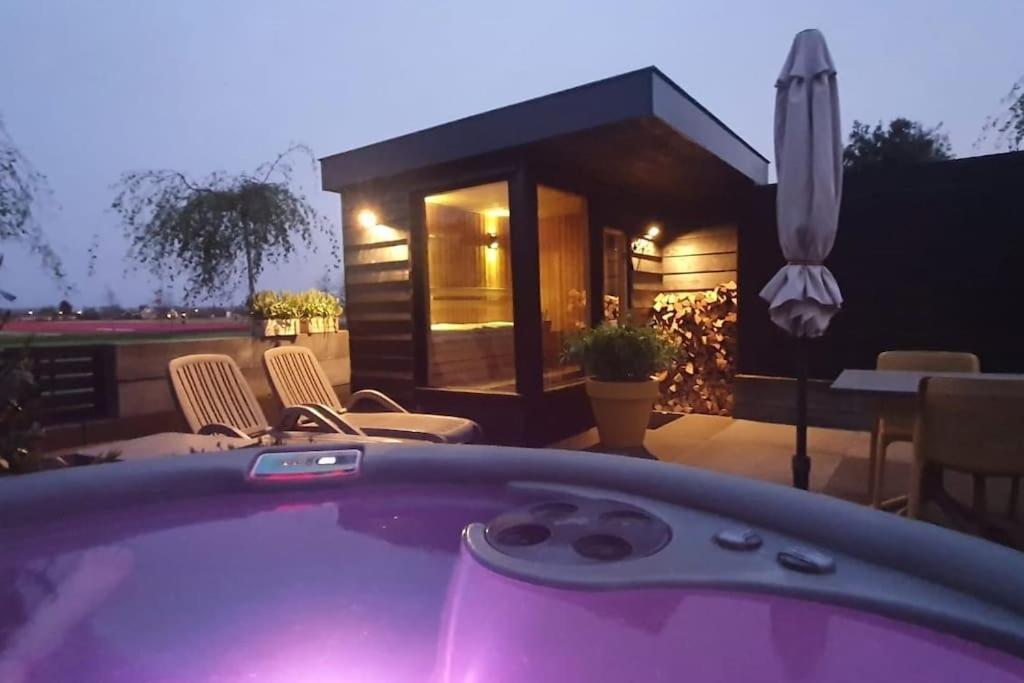 Wellness Lodge Ruigenhoek 13A - Sauna, Jacuzzi ! De Zilk Экстерьер фото